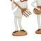 White Polystone Traditional Chef Sculptures, Set of 3